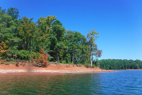 Paddling to Ghost Island in Lake Hartwell-71