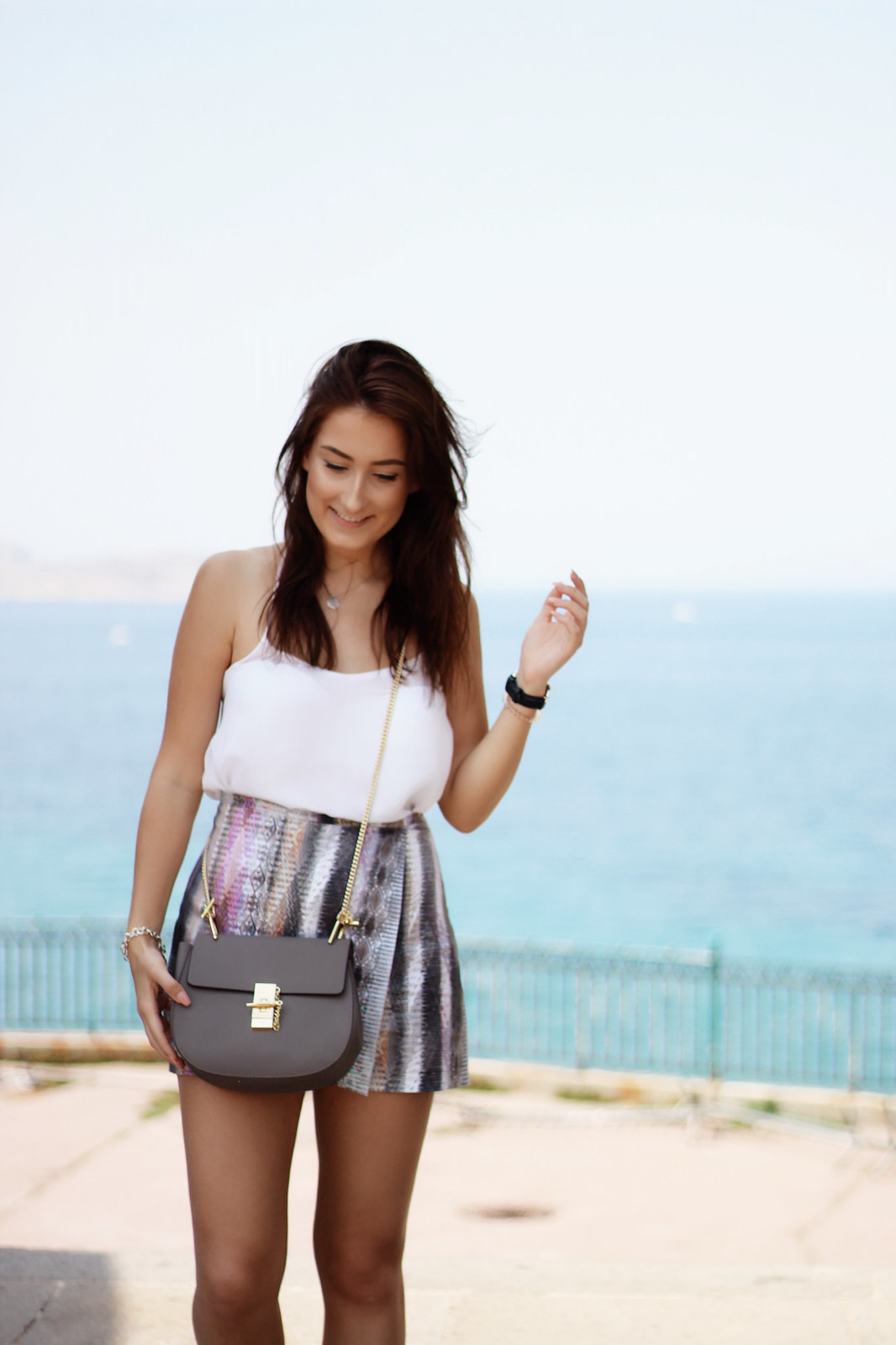 Sommer Outfit mit Chloe Drew Bag