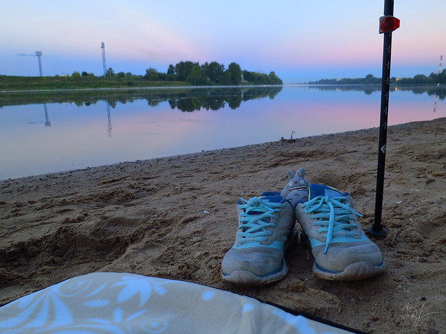Day #227: totoro meets sunrise on the Volga river in Tver