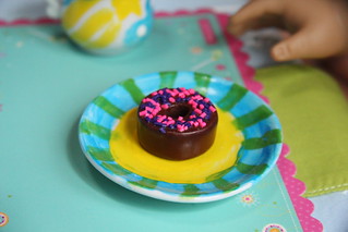 Chocolate sprinkle donut