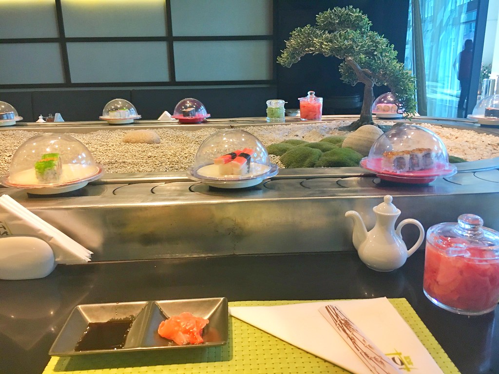 All you can eat Sushi and Sashimi - Itsu Dubai Marina
