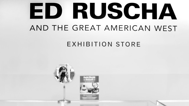 Ed Ruscha and the Great American West Exhibition Store