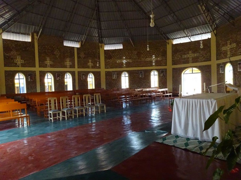 Nieuwe communiteit en kapel in Rwamagana, Rwanda
