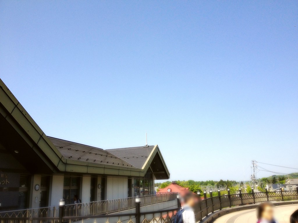 軽井沢駅北口を出たところ1
