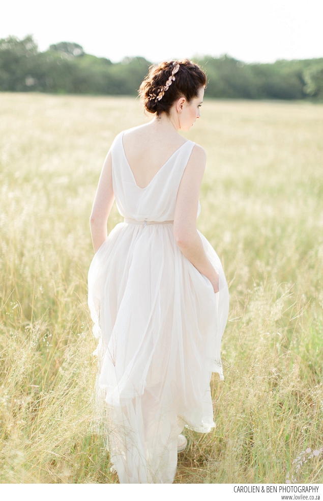 Rose Quartz and serenity bridal styled shoot