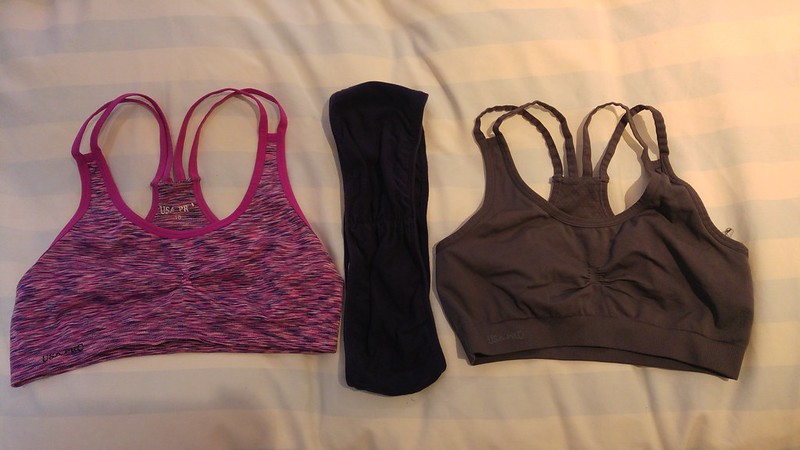 Sports bras on a Camino Packing List