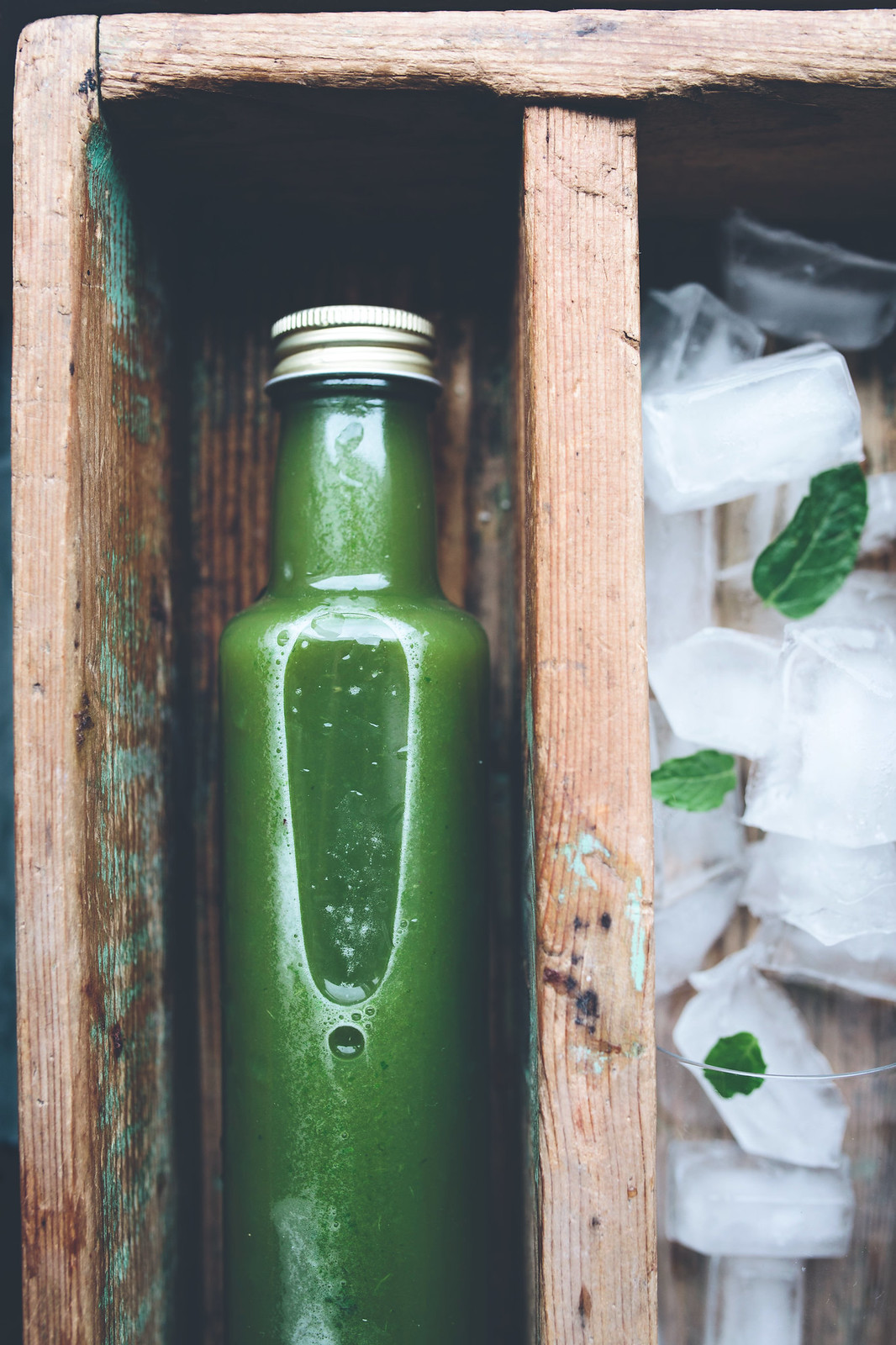 Green Juice / Grön juice med Äpple, Mynta, Spenat & Citron - Evelinas Ekologiska