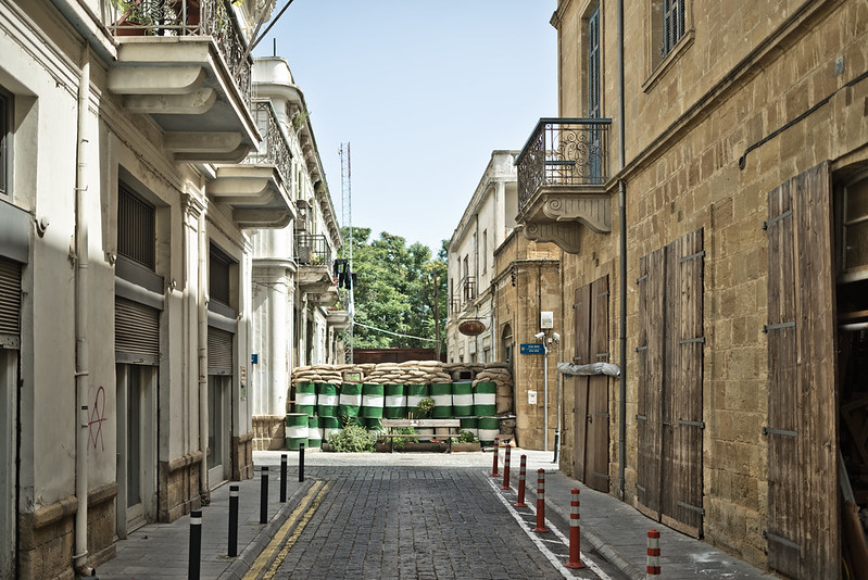 The Green Line in Nicosia (Cyprus)