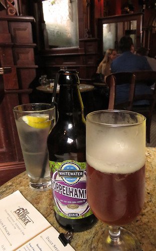 A Hoppelhammer beer in the Garrick Pub in Belfast, Ireland, UK