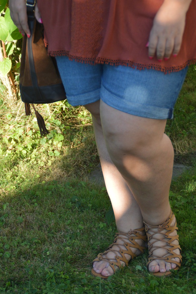 Outfit plus size shorts (5)