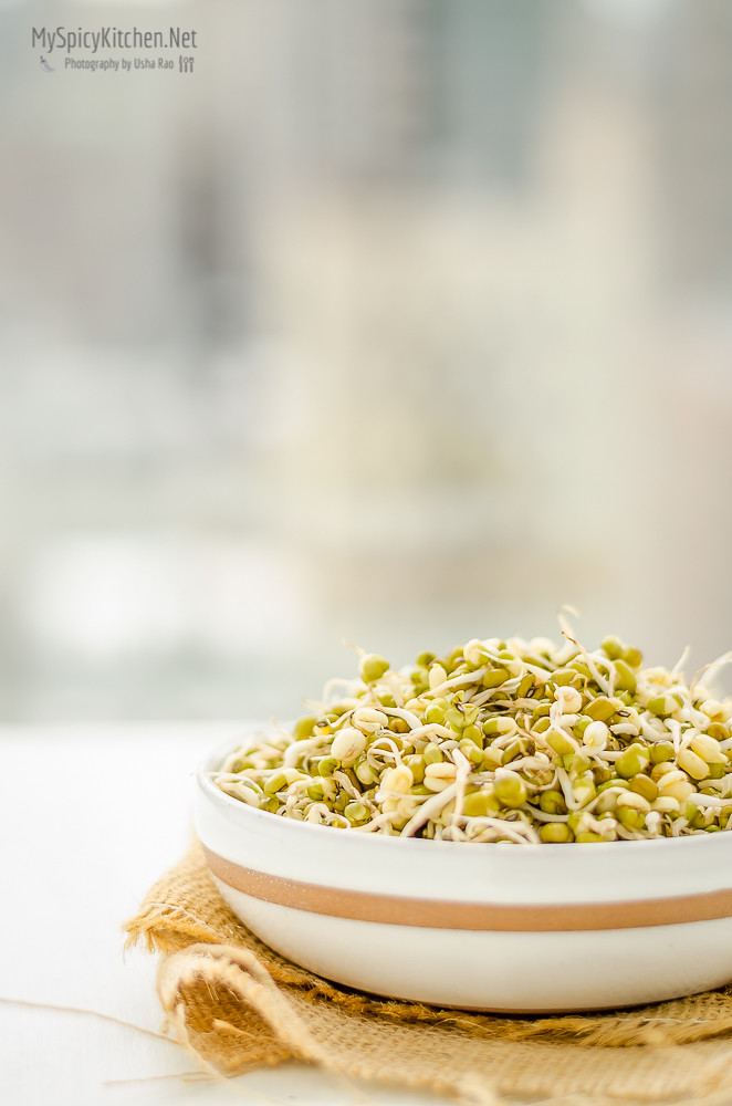 Homemade Sprouts, Moong Beans Sprouts, Pesarlu, 