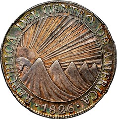 1826 Central American Republic coin